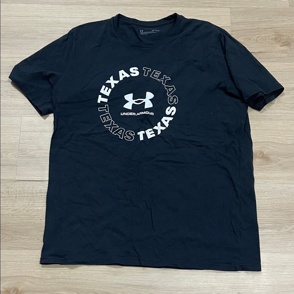 Under Armour Men's Black Texas Circle Tee
